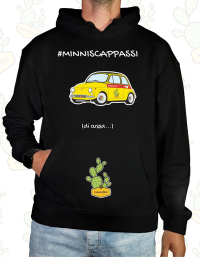 Felpa Unisex con cappuccio – MINNISCAPPASSI  500GIALLA