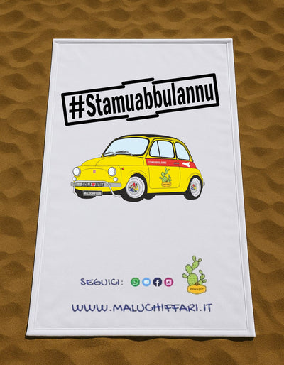 TELO MARE - #STAMUABBULANNU (500 GIALLA) - UNISEX -MALUCHIFFARI