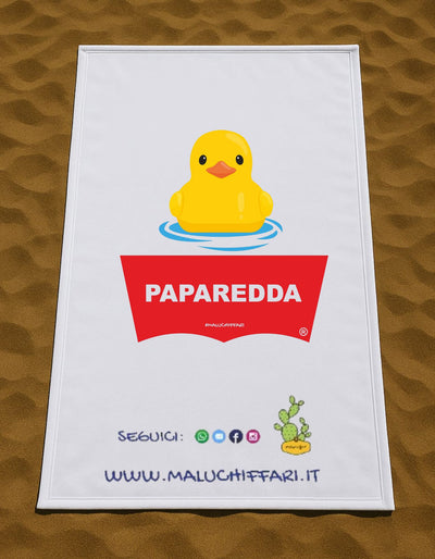 Telo Mare Maluchiffari – PAPAREDDA PAPPERA - UNISEX -MALUCHIFFARI