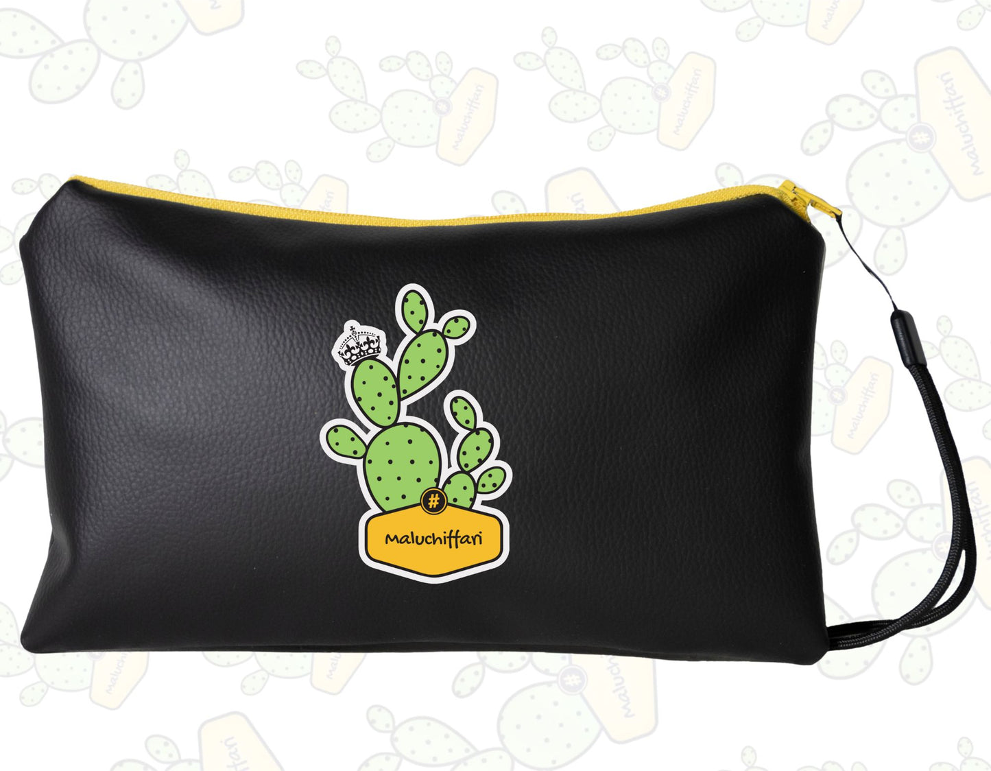 Pochette in ECOPELLE – LOGO KEEP CORONA