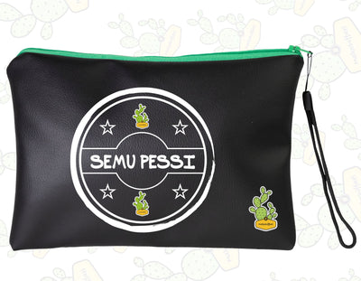 Pochette in ECOPELLE – SEMU PESSI -TIMBRO