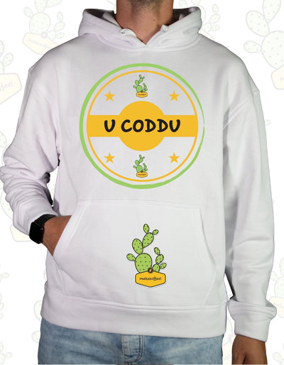 Felpa Unisex con cappuccio – U' CODDU.. TIMBRO G/V