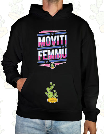Felpa Unisex con cappuccio –  MOVITI FEMMU 2.0