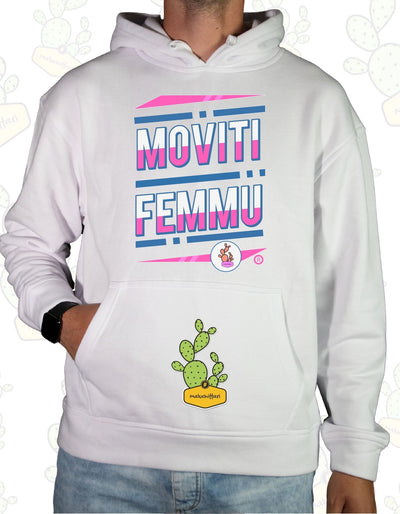 Felpa Unisex con cappuccio –  MOVITI FEMMU 2.0