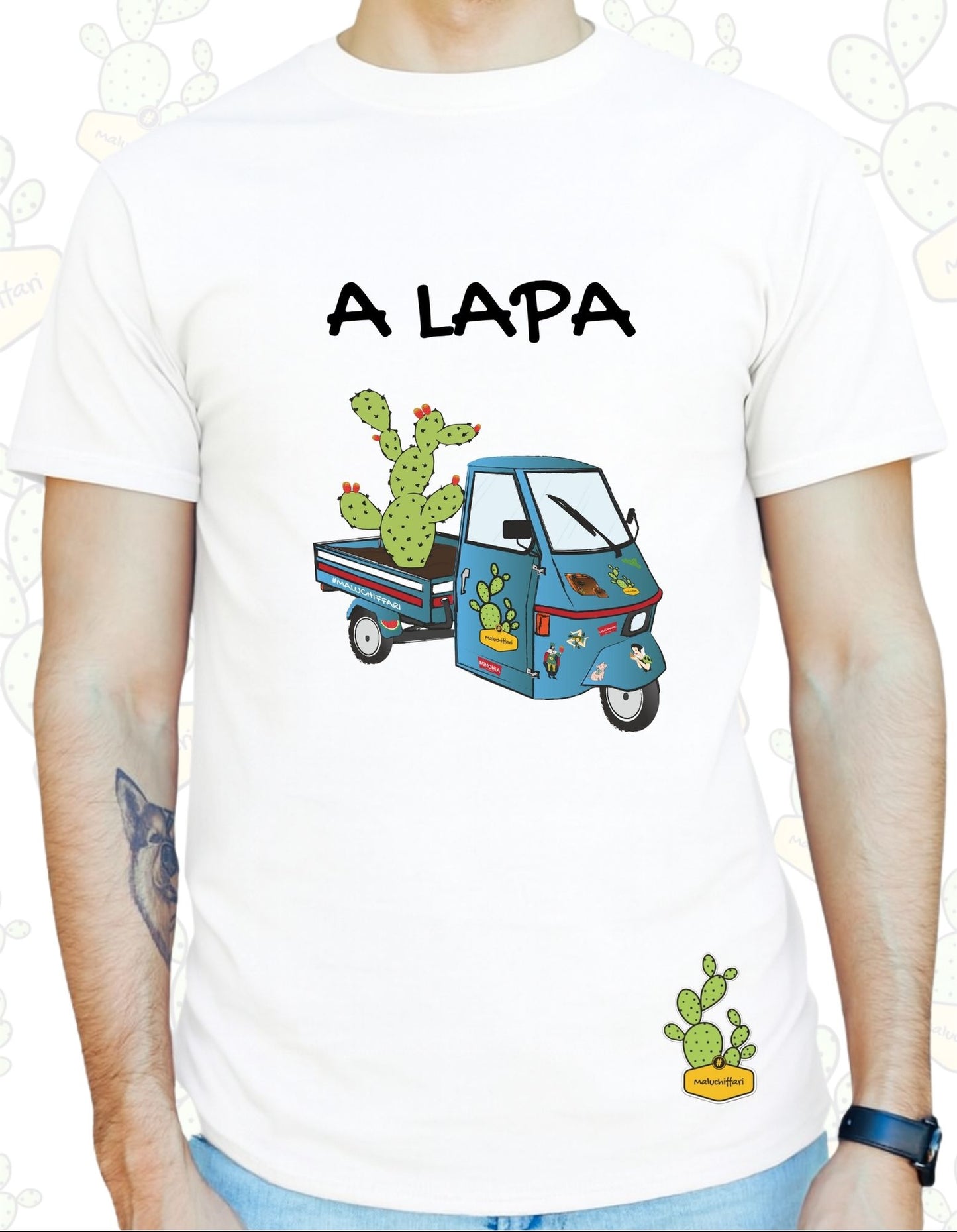 T-shirt Uomo– A LAPA (azzurra)