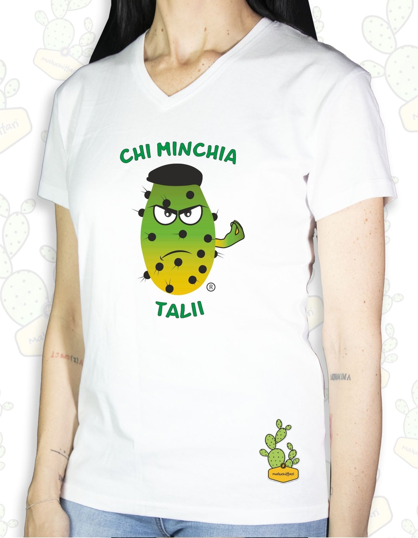 T-shirt Donna – CHI MINCHIA TALII Ficudinia