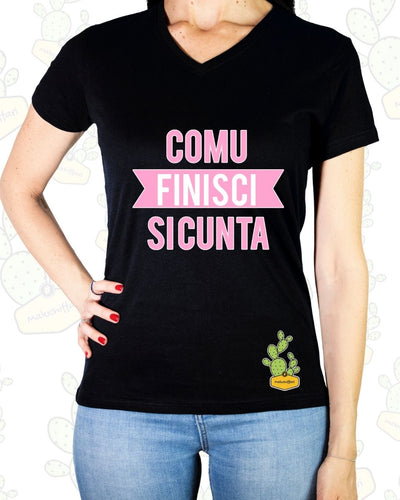 T-shirt Donna – COMU FINISCI SI CUNTA 2.0