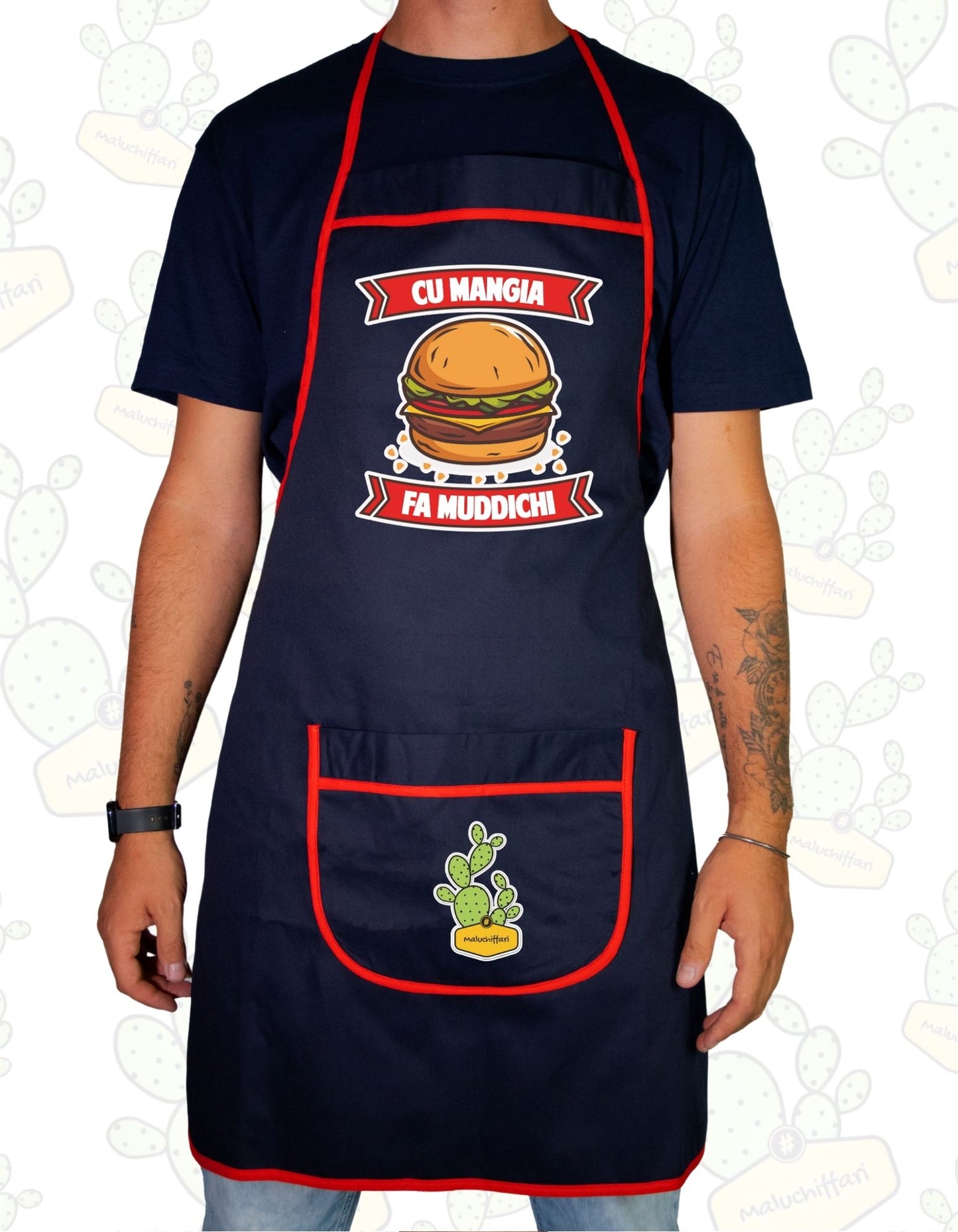Grembiule da Cucina  - CU MANGIA FA MUDDICHI