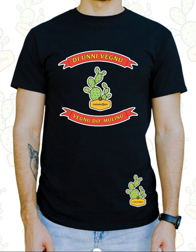 T-shirt Uomo – DI UNNI VEGNU VEGNU Dò MULINU