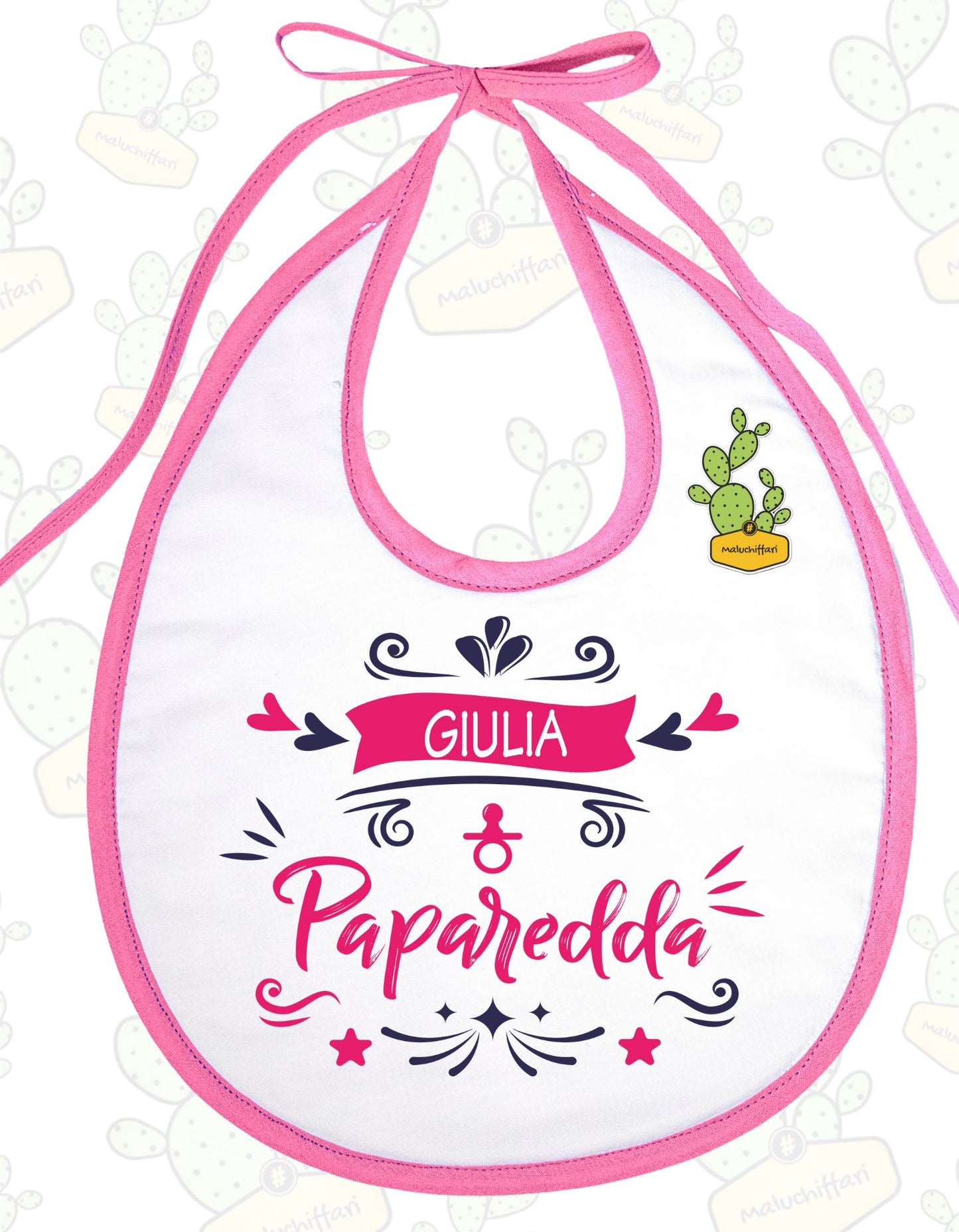 Bavaglino Bimba – GIULIA PAPAREDDA (in corsivo)