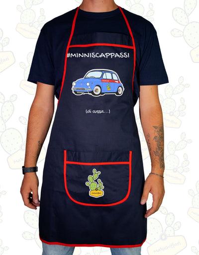 Grembiule da Cucina – #MINNISCAPPASSI (500 Azzurra)