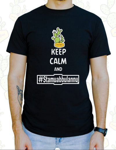 T-shirt Uomo – KEEP CALM and #STAMUABBULANNU