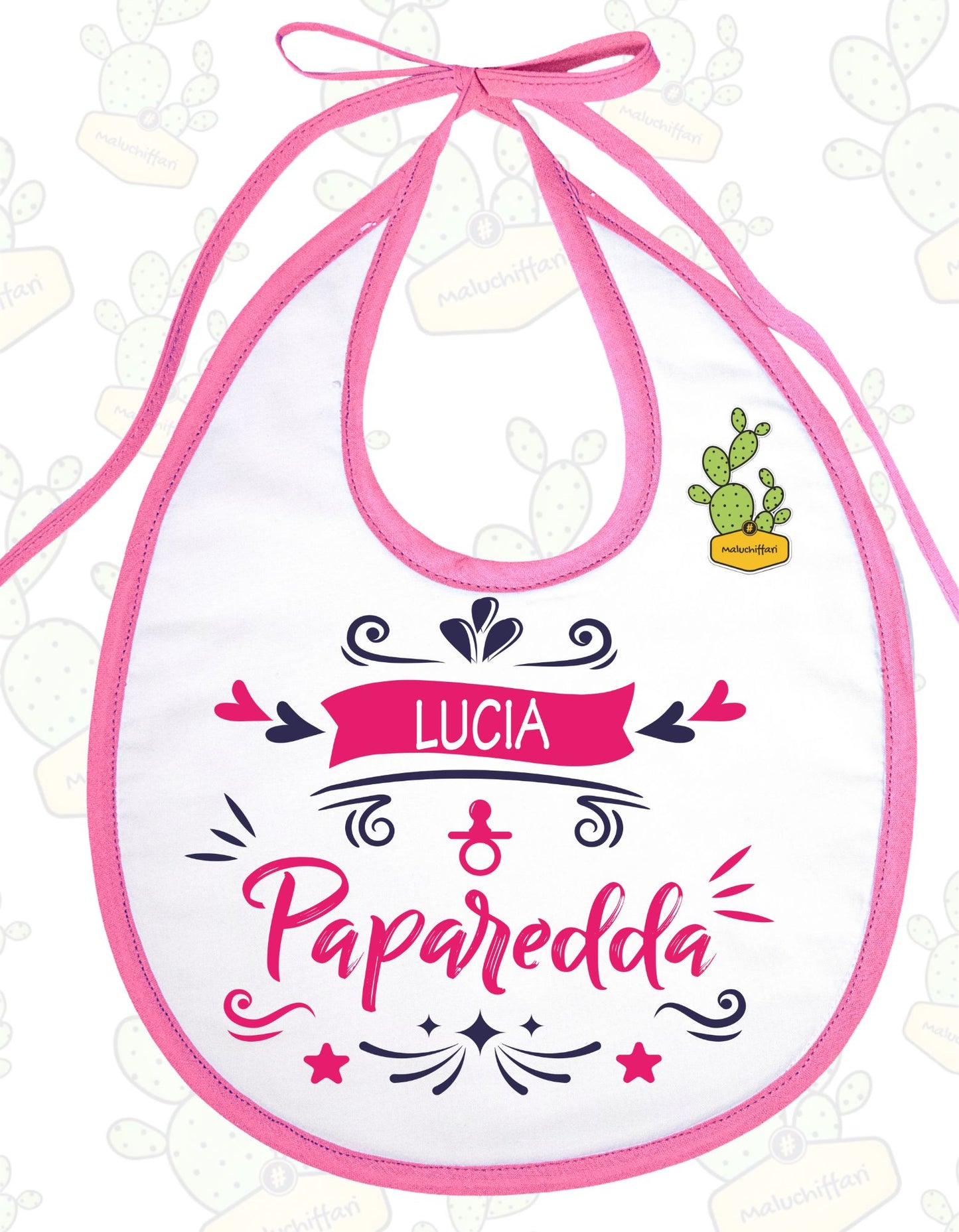 Bavaglino Bimba – GIULIA PAPAREDDA (in corsivo)