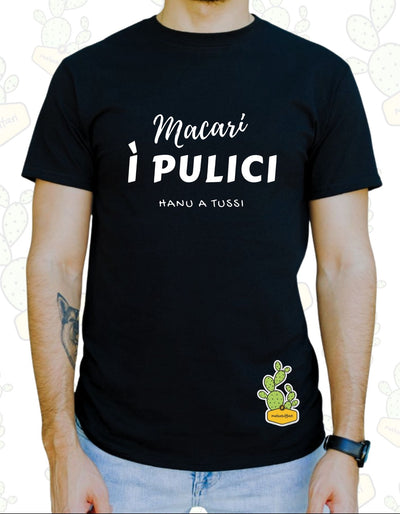 T-shirt Uomo – MACARI I PULICI HANU A TUSSI