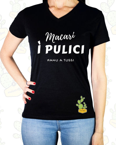 T-shirt Donna – MACARI I PULICI HANU A TUSSI 1.0