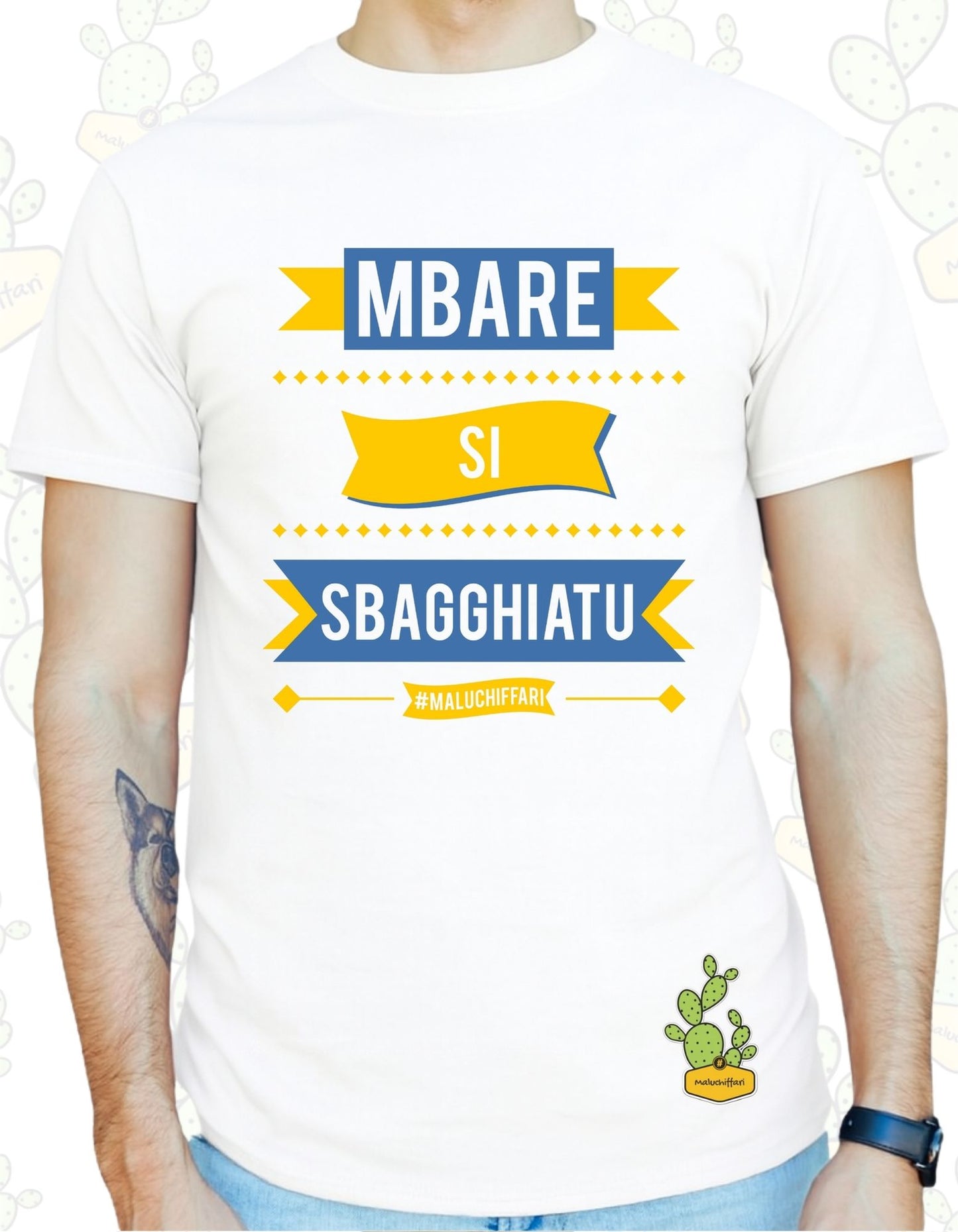 T-shirt Uomo – mBARE SI SBAGGHIATU