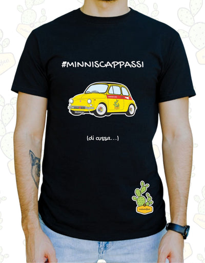 T-shirt Uomo – MINNISCAPPASSI di cussa (500 GIALLA)
