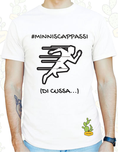 T-shirt Uomo – MINNISCAPPASSI di cussa (corsa)