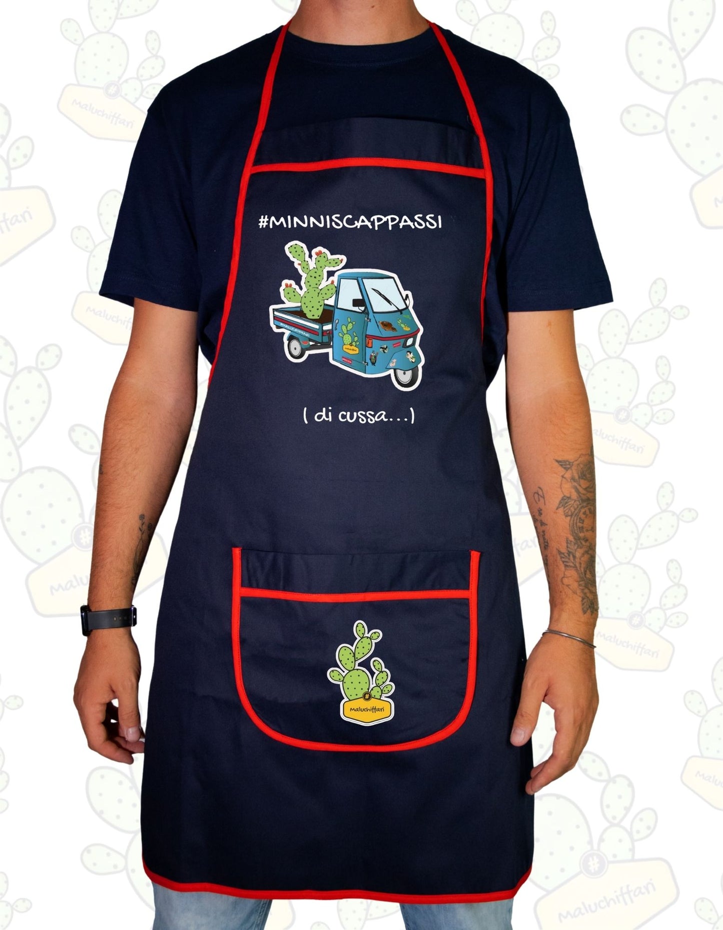 Grembiule da Cucina – #MINNISCAPPASSI (di cussa...) Ca Lapa