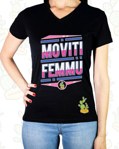T-shirt Donna – MOVITI FEMMU (ROSA)