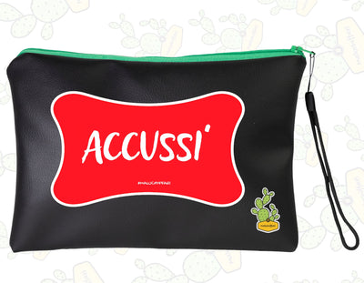 Pochette in ECOPELLE– ACCUSSì (rds)