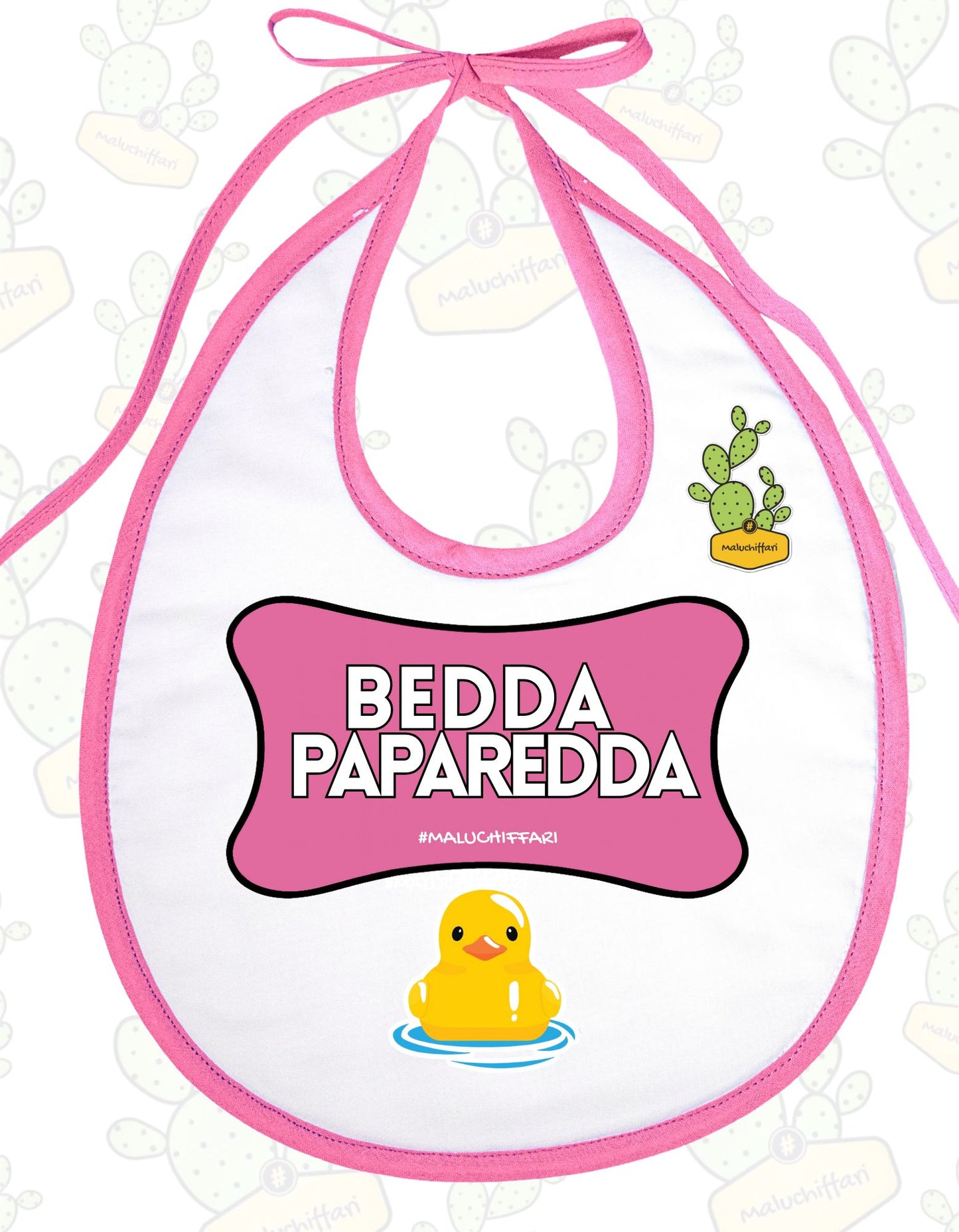 Bavaglino Bimba – BEDDA PAPAREDDA” papera