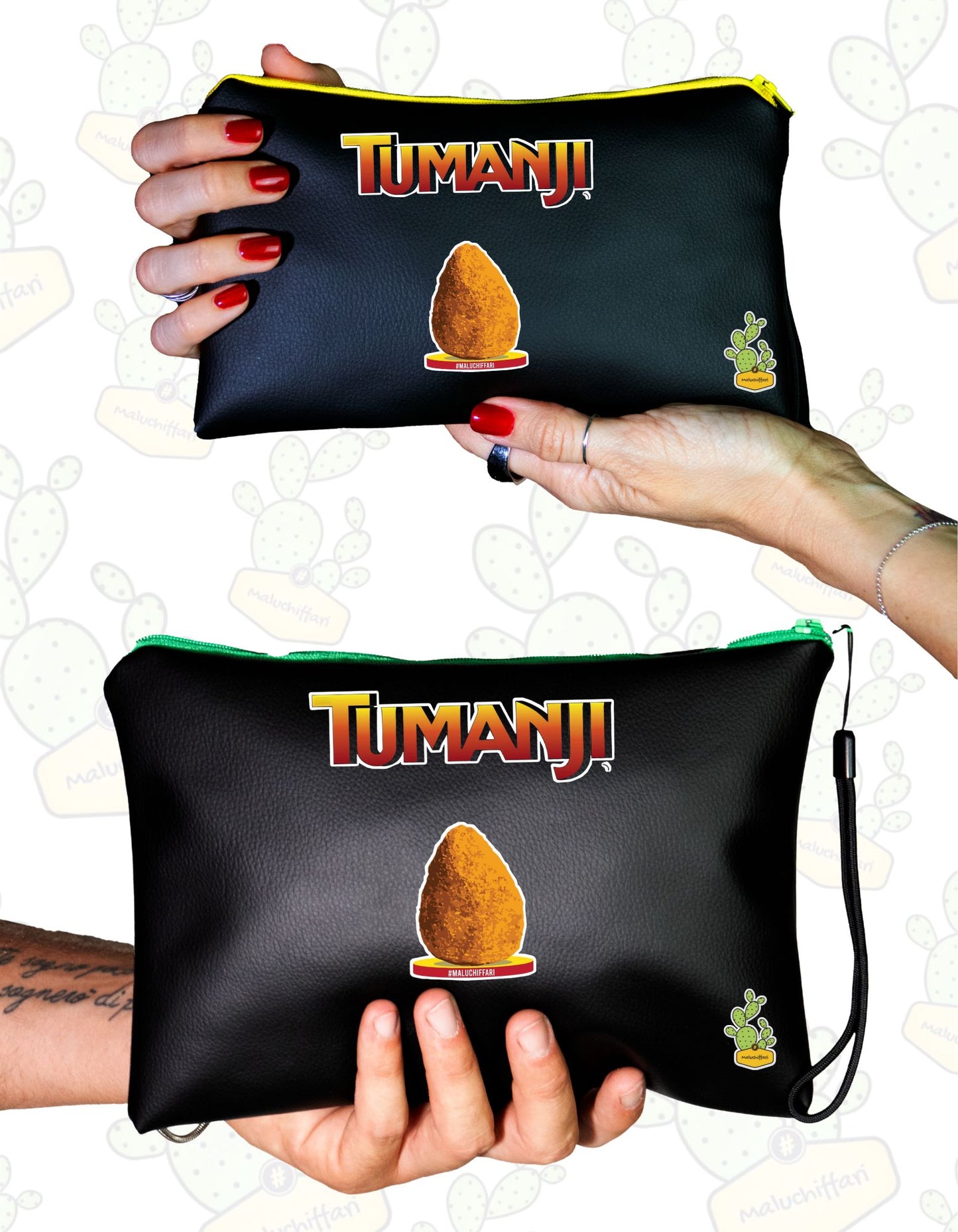 Pochette in ECOPELLE – TUMANJI ARANCINO