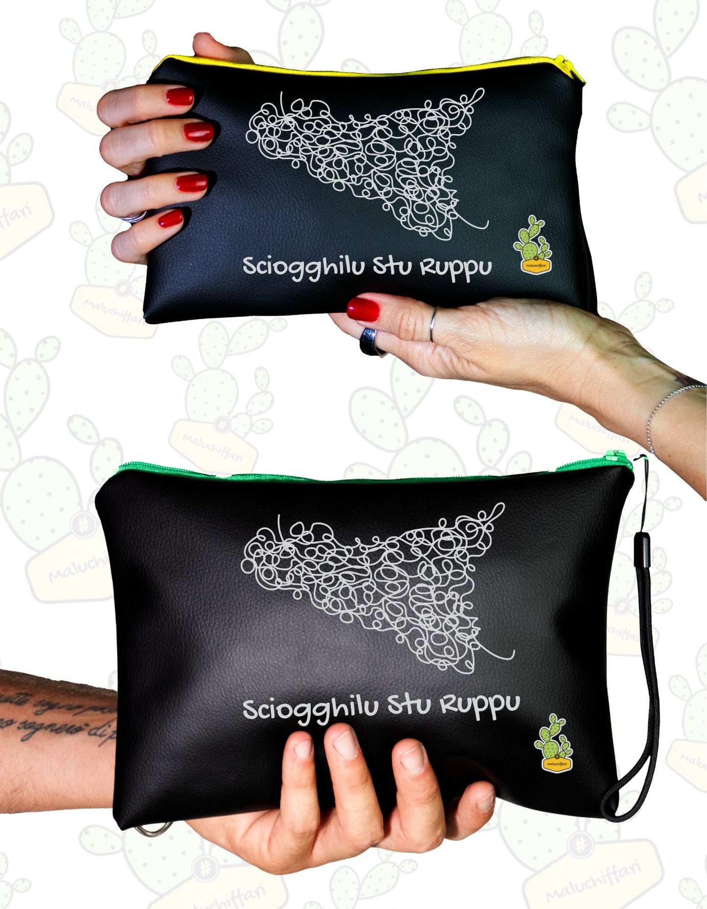 Pochette in ECOPELLE – SCIOGGHILU STU RUPPU