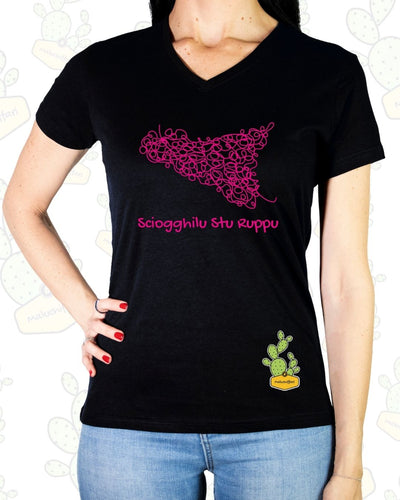 T-shirt Donna – SCIOGGHILU STU RUPPU 2.0