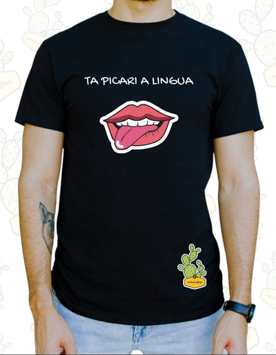 T-shirt Uomo – TA PICARI A LINGUA