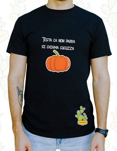 T-shirt Uomo – TESTA CA NON PARRA SI CHIAMA CUCUZZA