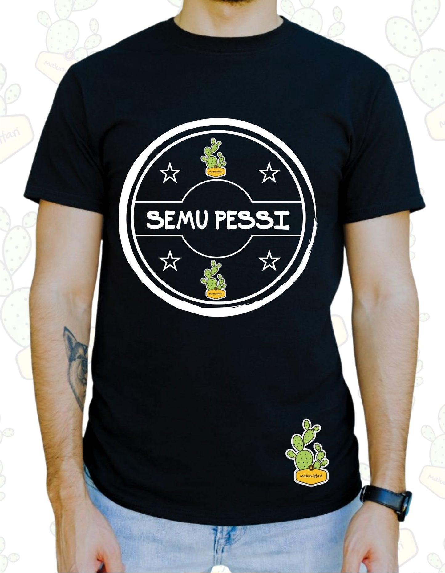 T-shirt Uomo - SEMU PESSI TIMBRO