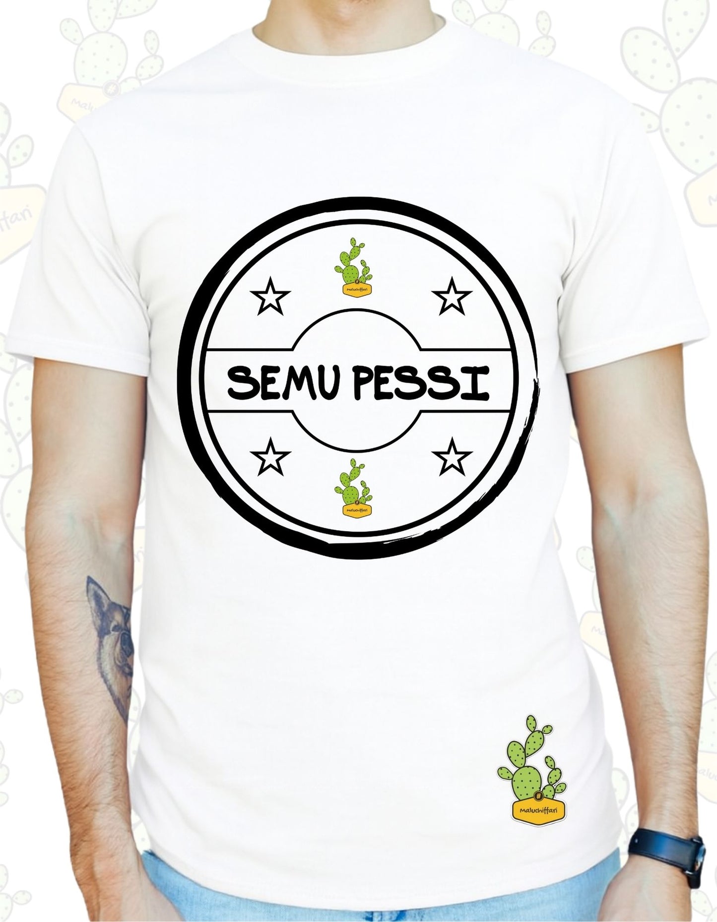 T-shirt Uomo - SEMU PESSI TIMBRO