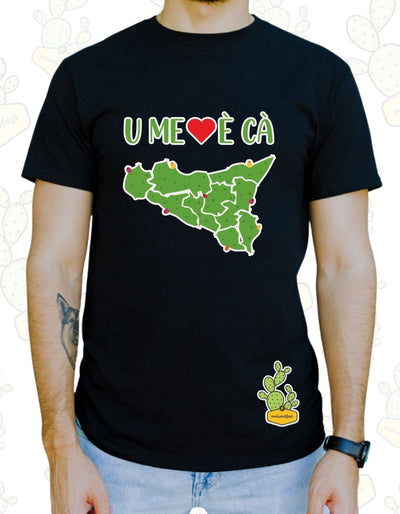 T-shirt Uomo – U' Mè CORI è Cà (SICILIA VERDE)