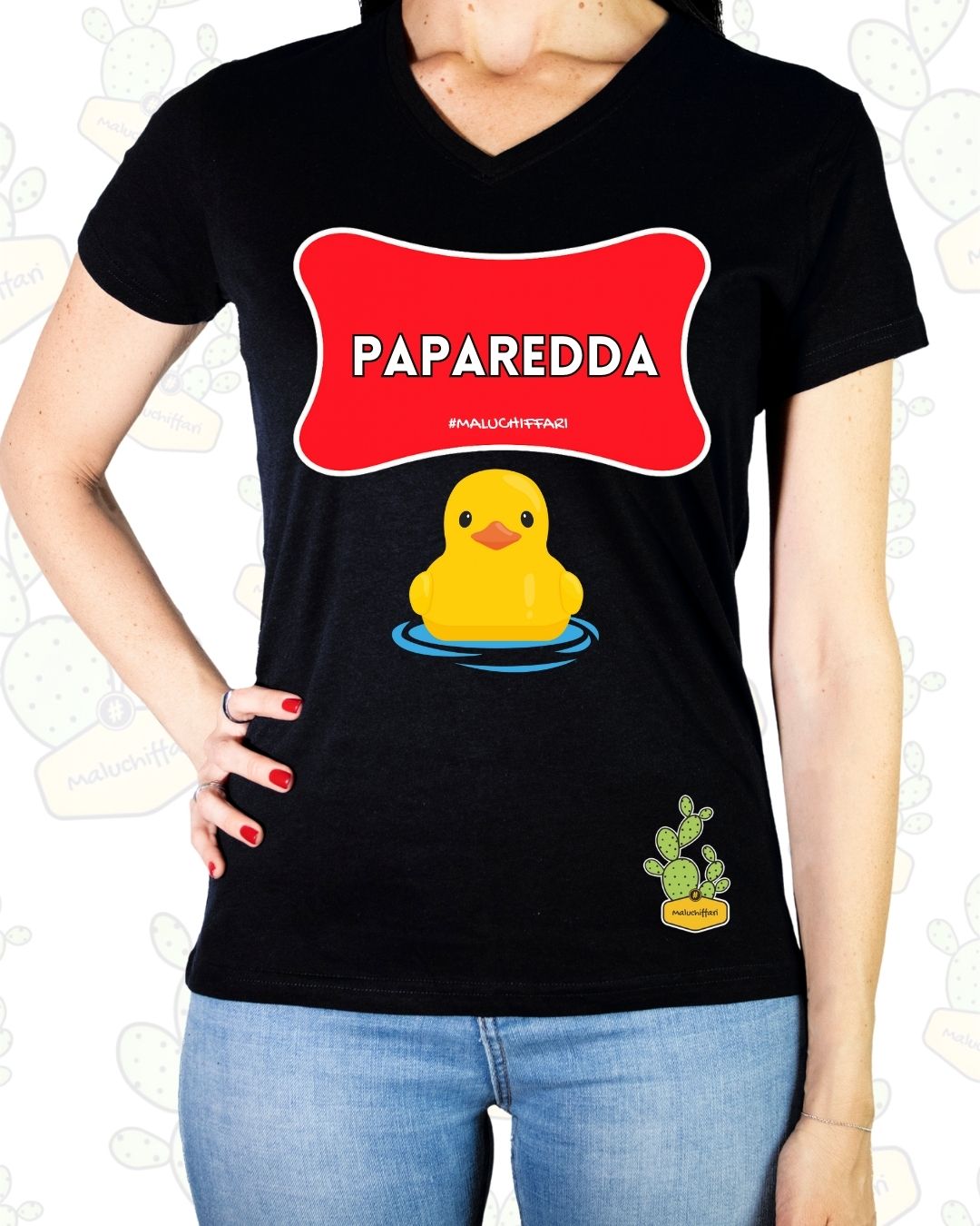 T-shirt Donna – PAPAREDDA PAPERA 1.0 rds