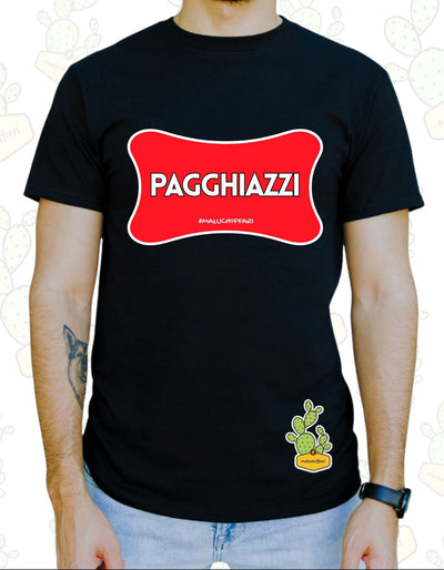T-shirt Uomo Maluchiffari – PAGGHIAZZI (Reds) - Dialetto,Stile e Ironia Siciliana