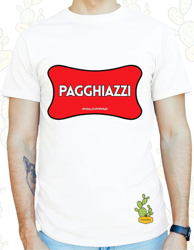 T-shirt Uomo Maluchiffari – PAGGHIAZZI (Reds) - Dialetto,Stile e Ironia Siciliana