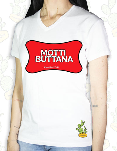 T-shirt Donna  – MOTTI BUTTANA (rds)