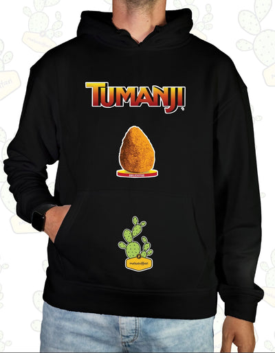 Felpa con cappuccio Maluchiffari – TUMANJI ARANCINO - Unisex