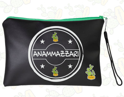 Pochette  in ECOPELLE –  ANAMMZZARI TIMBRO