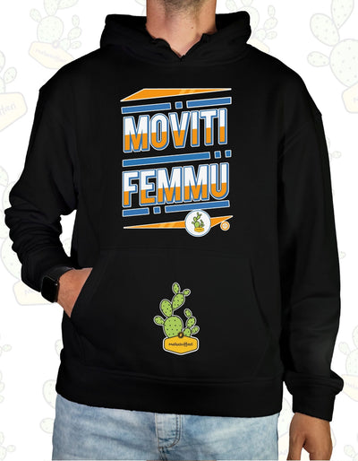 Felpa Unisex con cappuccio –  MOVITI FEMMU 1.0