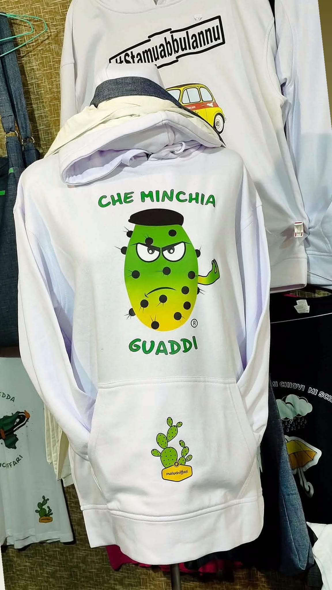 FELPA - S -  ; CHE MINCHIA GUADDI -OCCASIONI - PRONTA CONSEGNA