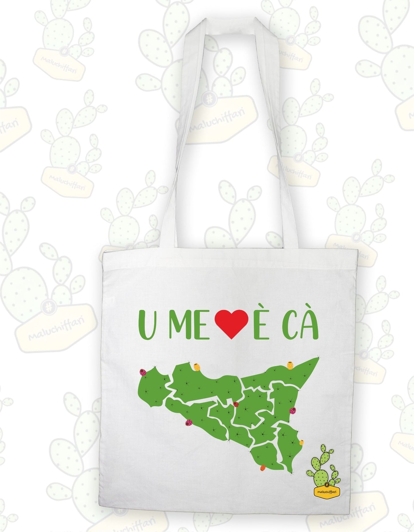 Shopping Bag - U' ME CORI è CA "SICILIA VERDE