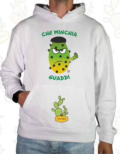 Felpa con cappuccio Maluchiffari – CHE MINCHIA GUADDI(Ficudinia) -Unisex