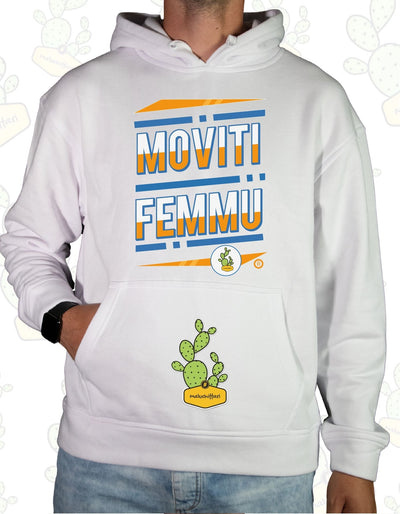 Felpa Unisex con cappuccio –  MOVITI FEMMU 1.0