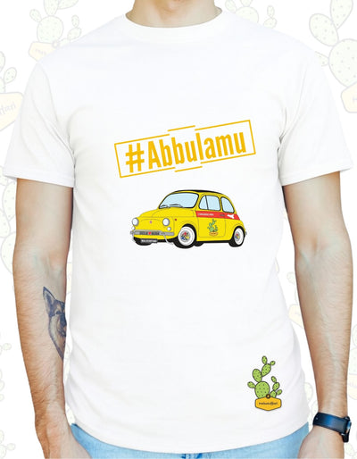 T-shirt Uomo  – [ #ABBULAMU ] 500 GIALLA