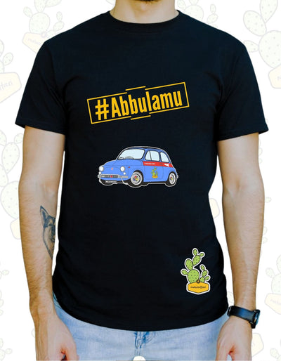 T-shirt Uomo – [ #ABBULAMU ] 500 azzurra