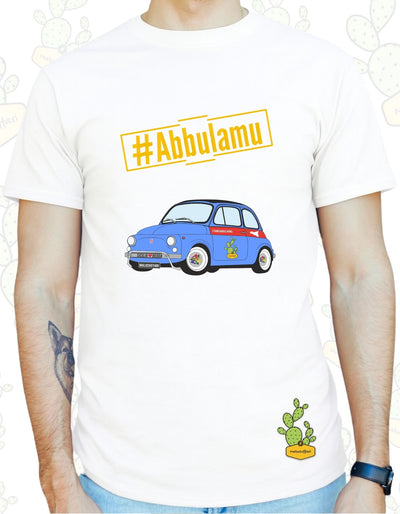 T-shirt Uomo – [ #ABBULAMU ] 500 azzurra
