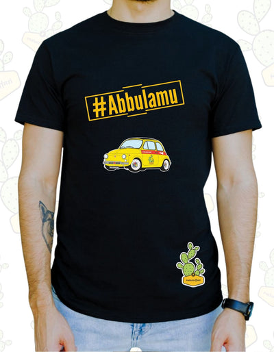 T-shirt Uomo  – [ #ABBULAMU ] 500 GIALLA
