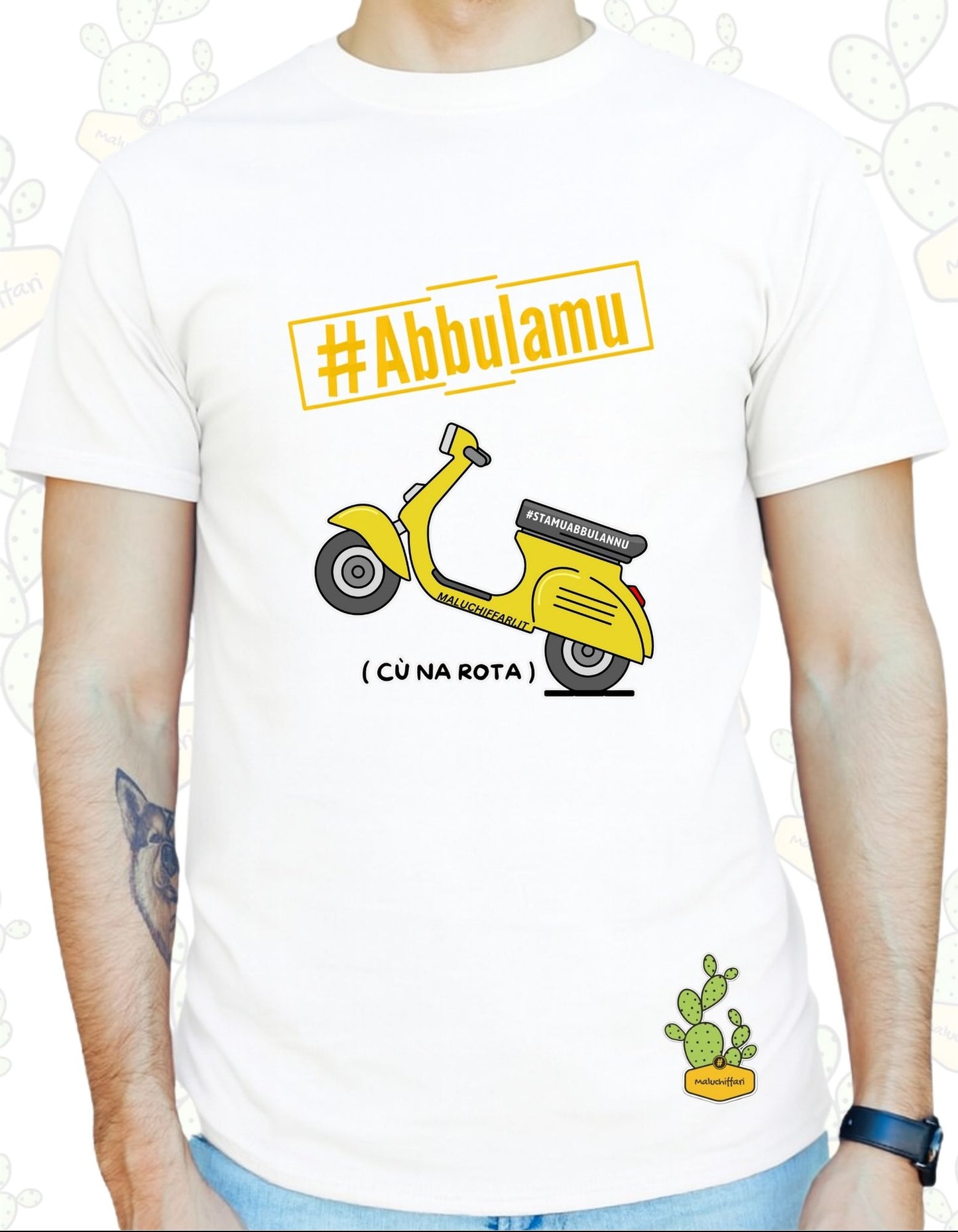 T-shirt Uomo – [ #ABBULAMU ]   (Vespa)